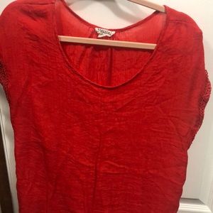 Red/orange blouse